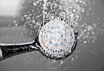 a shower head