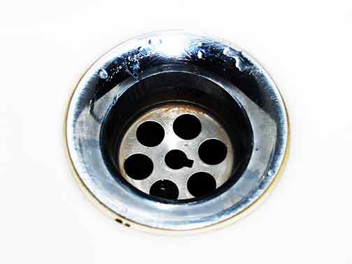 make sure to clean your drains regularly for a clean drain like in the picture.