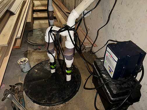 a backup sump pump system