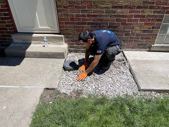 a chicago plumber making repairs.