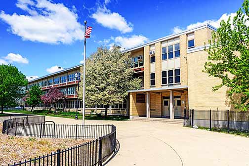 a chicago public school with plumbing issues.