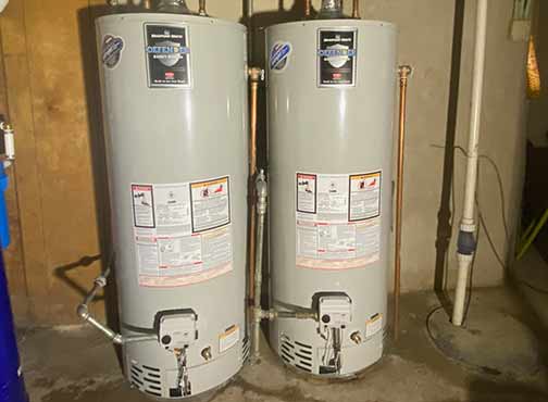 dual electric water heater installation in chicago.