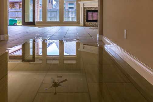 a home that has experienced flooding