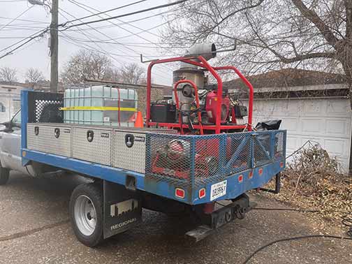 hot water hydro jetting in chicago