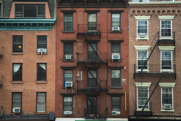 an old apartment building in need of plumbing upgrades.