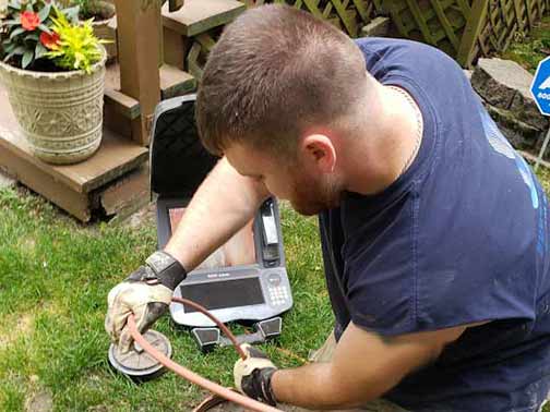 sewer camera inspection in broadview illinois.