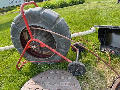 a sewer camera inspection service in chicago.