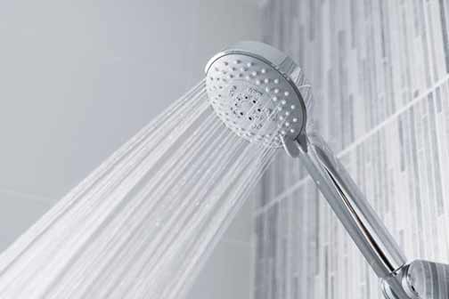 a water saving showerhead.