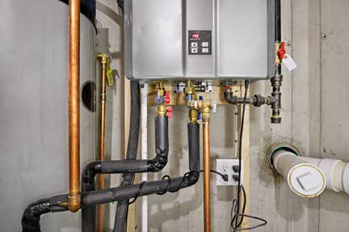 a tankless water heater