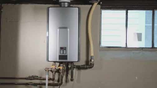 a tankless water heater