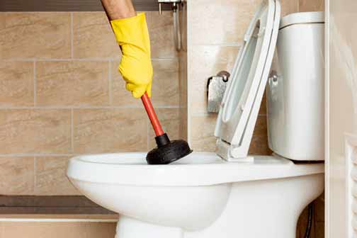 how to deal with stubborn toilet clogs.