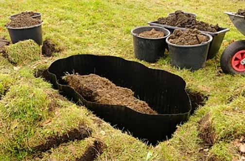 installation of tree root barriers.