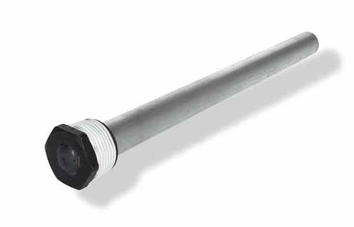  a water heater anode rod.